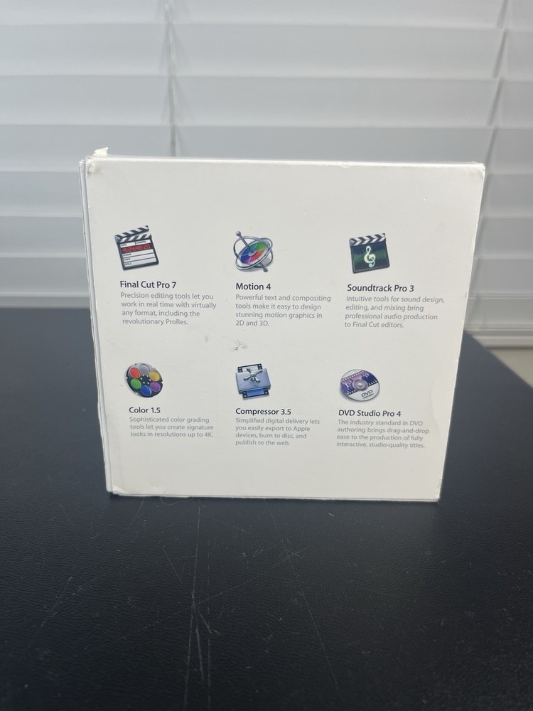 Apple Final Cut Studio - With Final Cut Pro 7 2009 READ DESCRIPTION