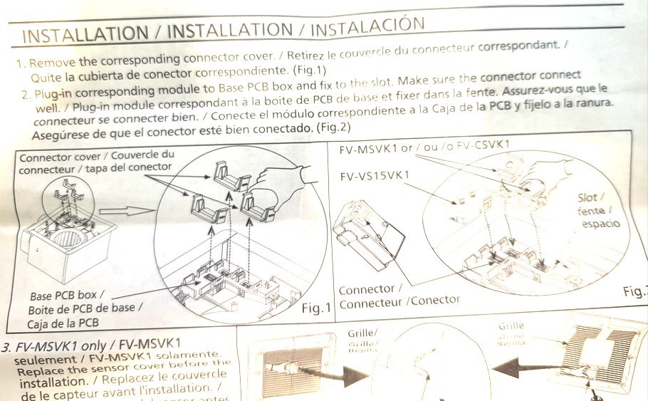 (NEW) PANASONIC FV-MSVK1 WHISPERGREEN SELECT MOTION SENSOR MODULE
