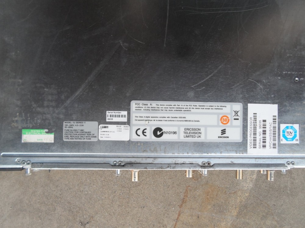 Ericsson MediaKind Video Processor Encoder EN8190 EN8100 ASI ATSC RF MPEG4