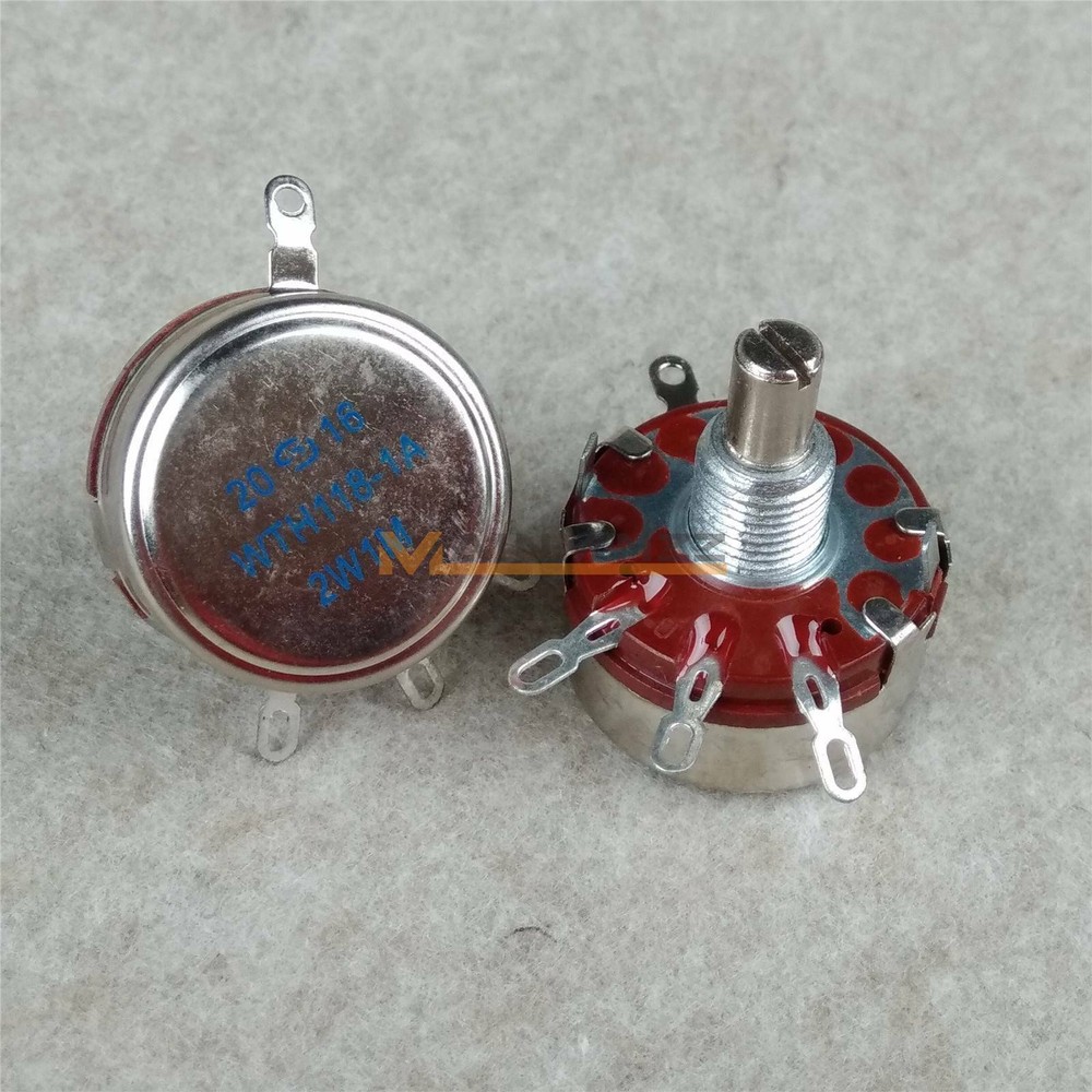 4pcs NEW 2W linearity Potentiometer 1M Ohm WTH118-1A