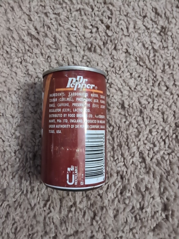 Vintage Dr Pepper Can Unopened