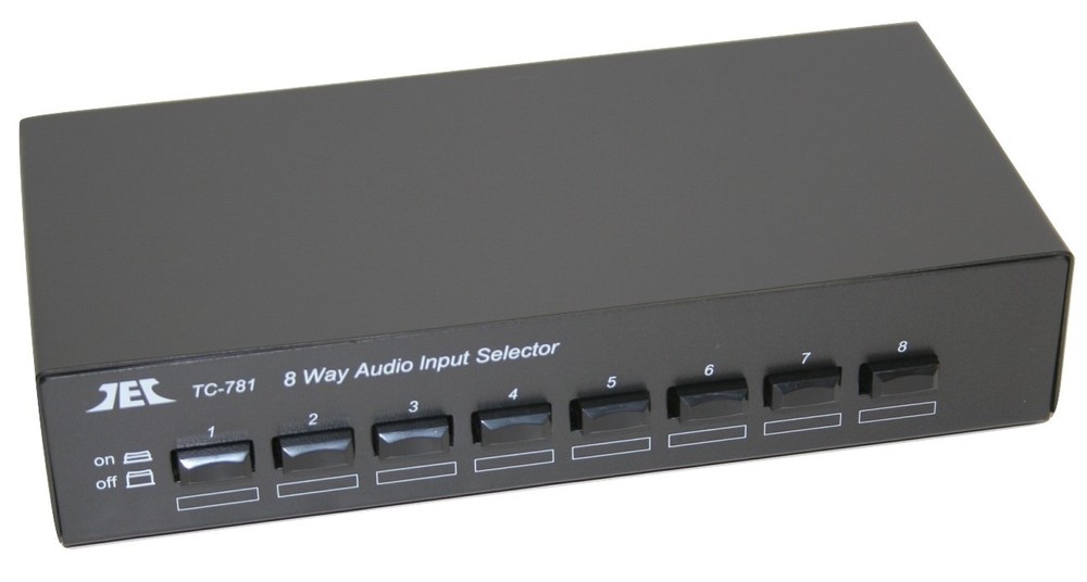 TEC TC-781 Eight Input Line Level Stereo Source Selector Switch