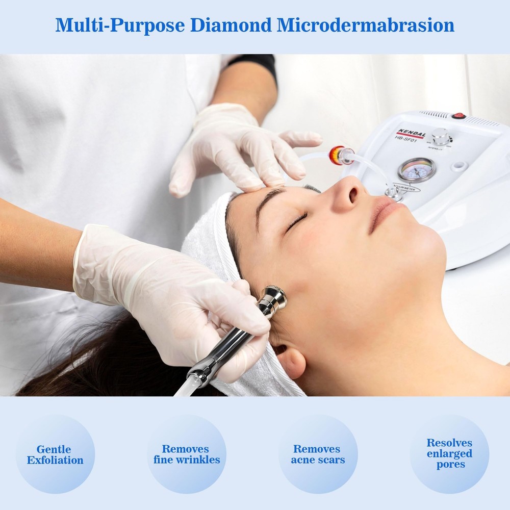 Kendal Professional Diamond Microdermabrasion Machine, 373 Piece Set