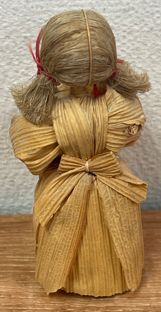 Set of 3 Corn Husk Dolls Czech