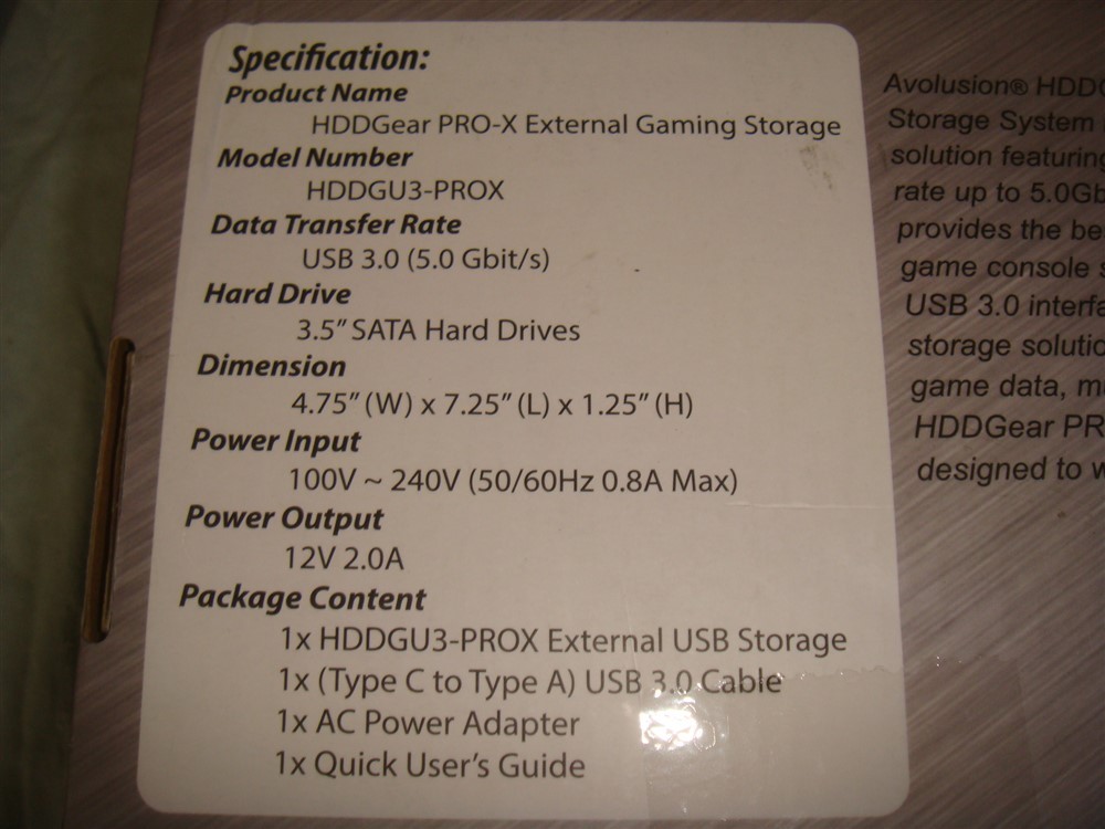 AVOLUTION HDDGREAR PRO X 4TB EXTERNAL GAMING STORAGE FOR XBOX SERIES X,S HDD