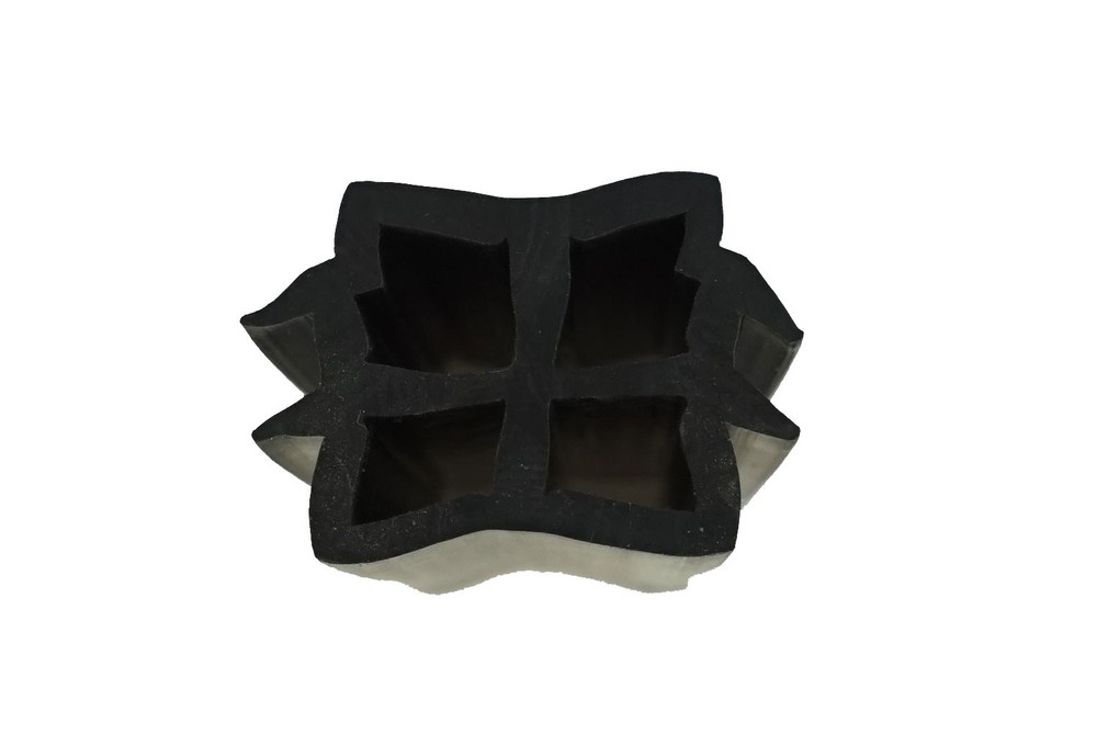 WRS 2 1/2" Rubber Sash Stop- Black