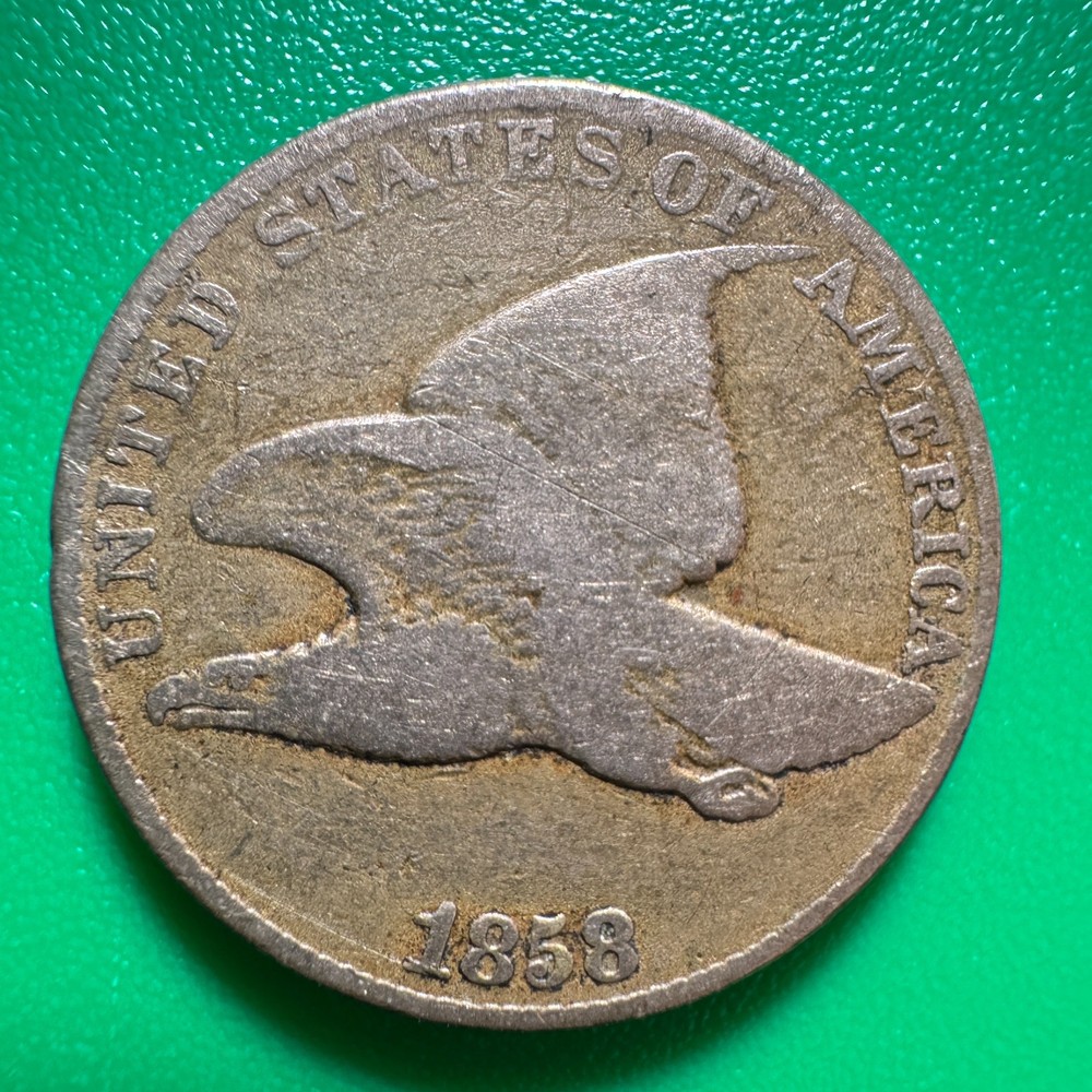 1858 Flying Eagle Cent Large Letters C372