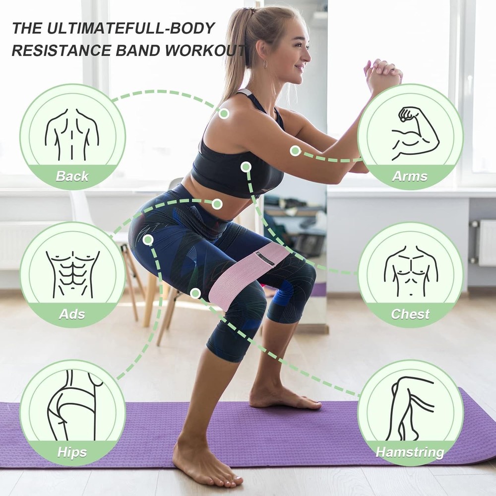 Booty Bands Set, Resistance for Working Out, Exercise Light