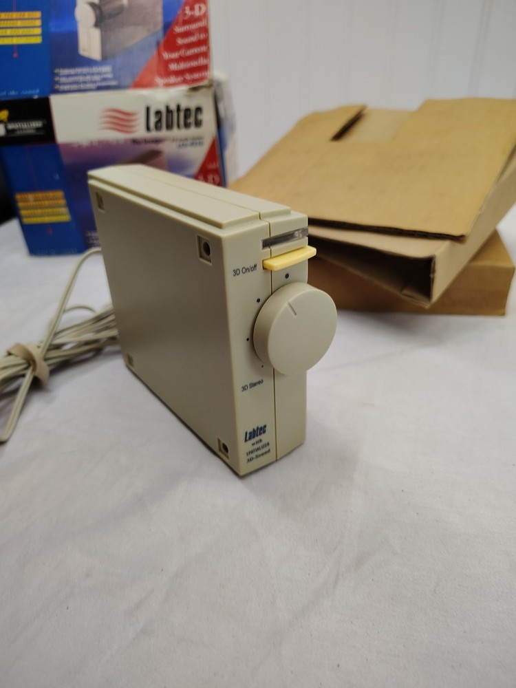 Labtec 3D Audio System LCS-9210 The Imager with Spatializer 3D Stereo Technology