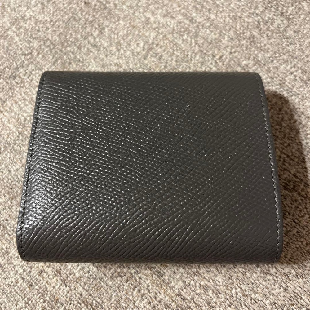CELINE Small Tri fold Wallet Gray From Japan
