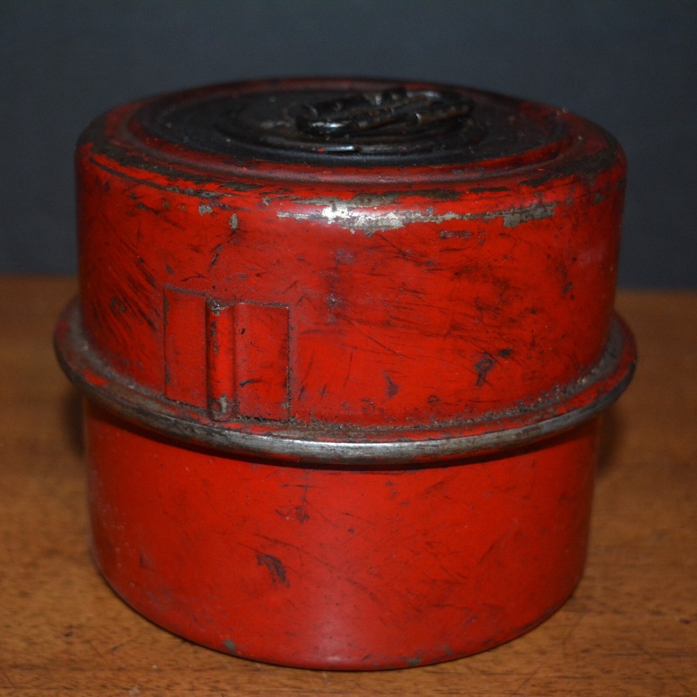 ANTHES FORCE OILER CO. KEROSENE Road Flares Orig. Storage Case EMPTY