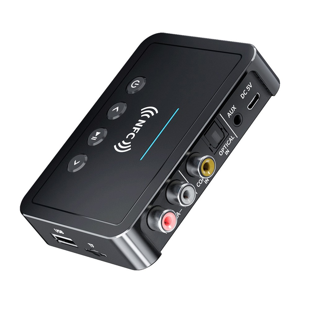 NFC Multi-Function Wireless Bluetooth 5.0 Transmitter Receiver Adapter 3.5mm AUX