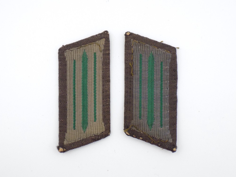 Original WWII German Army Late War "Generic" Collar Tab Set