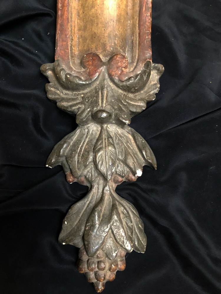 Candle Holder, Wall Fire Place Decor, Painted Finish