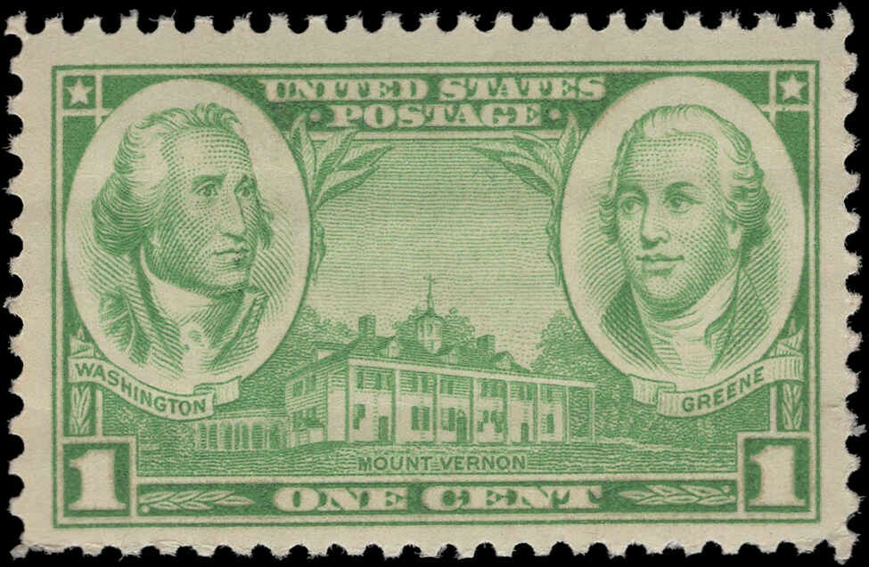Scott # 785 - Washington & Greene - Single Stamp - MNH - 1936