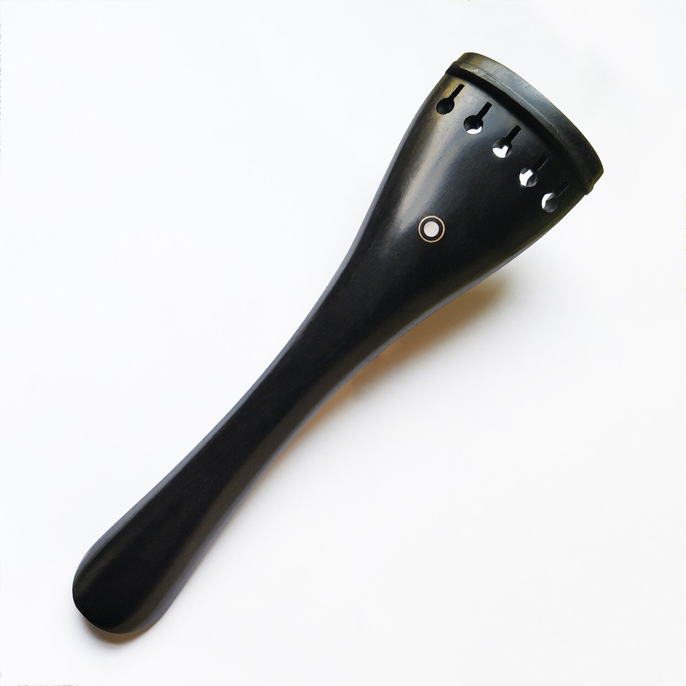 5 Strings Cello Ebony Tailpiece Wood fit 4/4 Size String Accessory 5 Holes