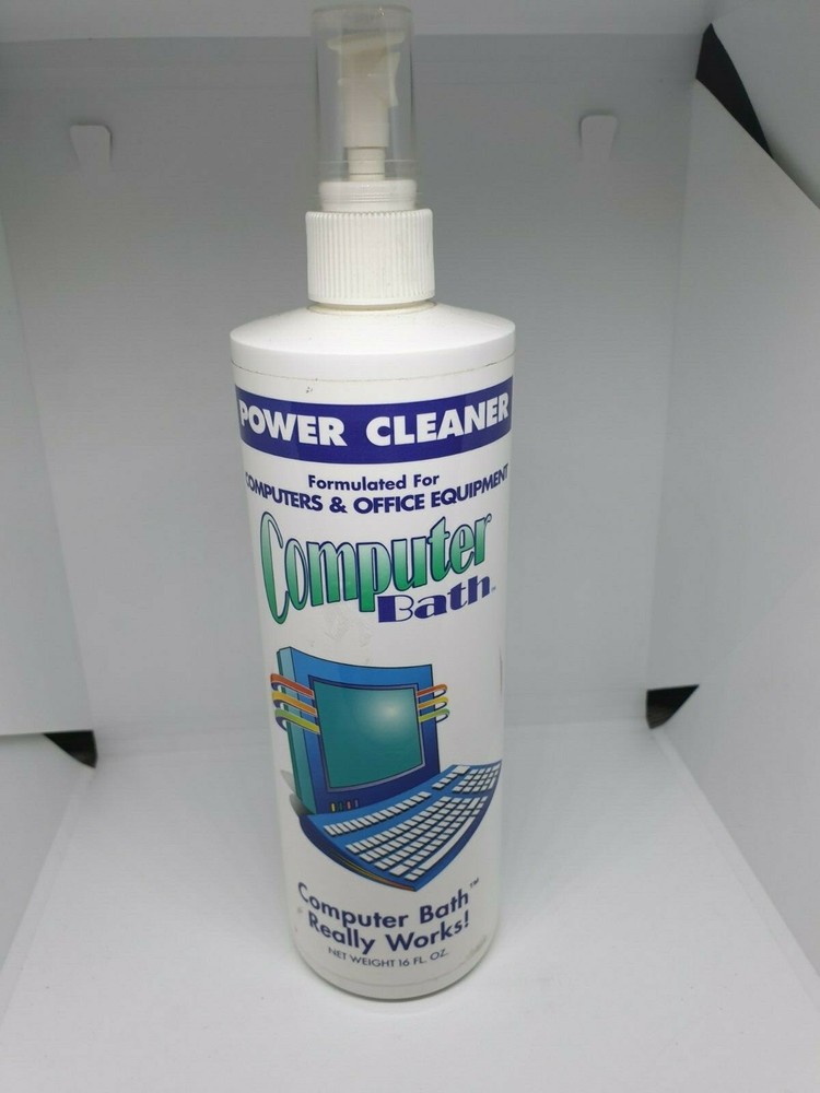 POWER CLEANER FOR COMPUTER AND OFFICE EQUIPMENT COMPUTER BATH 16FL OZ