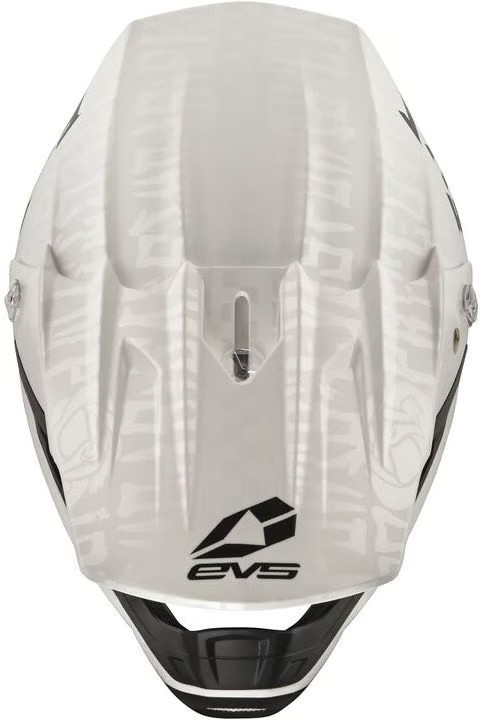 EVS Replacement Evilution Visor for T5 Helmet - -Matte White Motorcycle ATV/UTV