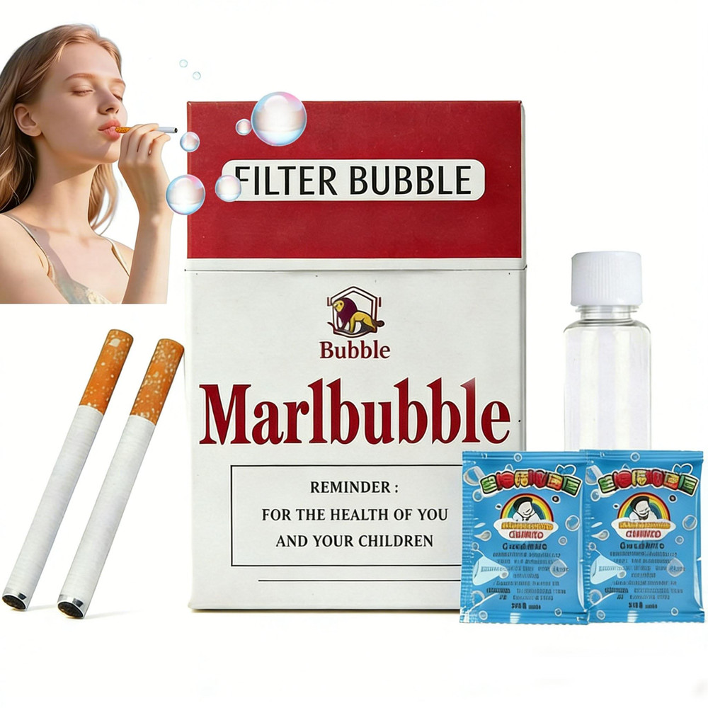 Bubble Cigarette Blowing Stress-Relief Accessory Mini Bubble Blower Sticks Fun
