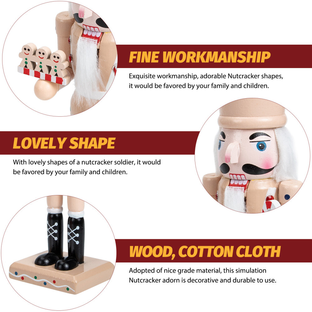 Wood Nutcracker Christmas Decorations Nutcrackers Clearance