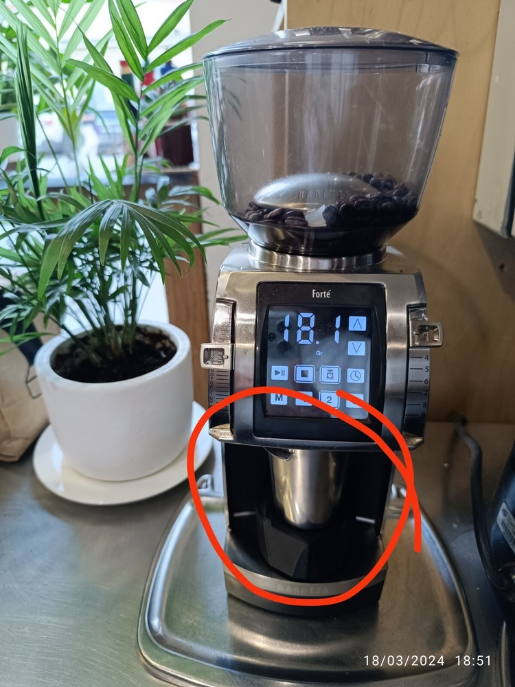 "Dose by weight" modification pack for Baratza Forte AP