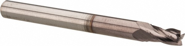 Hertel 5/32", 5/16" LOC, 3/16" Shank, 2" OAL, 4 Flute, Solid Carbide Square E...