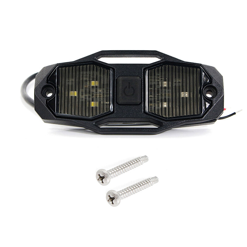 12V Universal Roll Bar Mount LED Dome Light Fit For UTV Side By Side