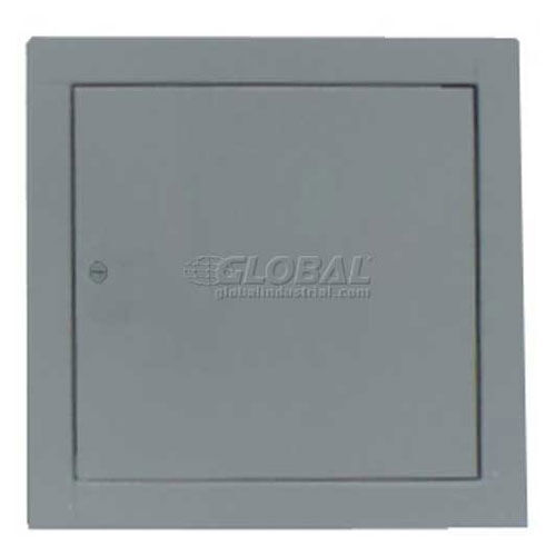 Multi Purpose Metal Access Panel Cam Lock 14"Wx14"H Gray