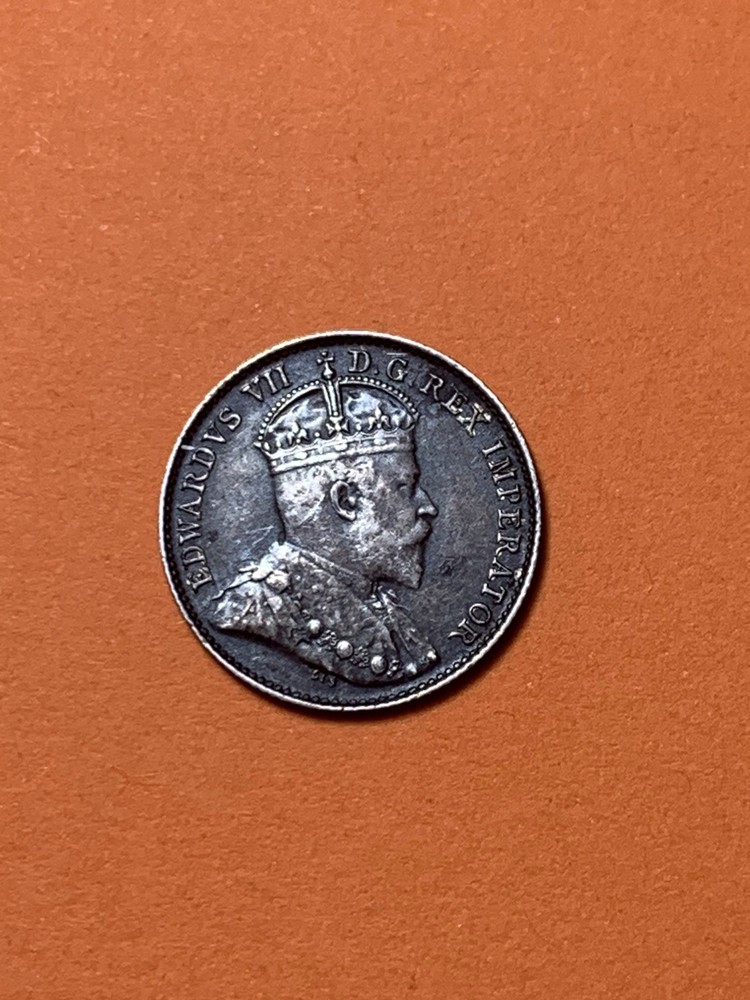 1907 Canada Silver 5 Cents (A2572)