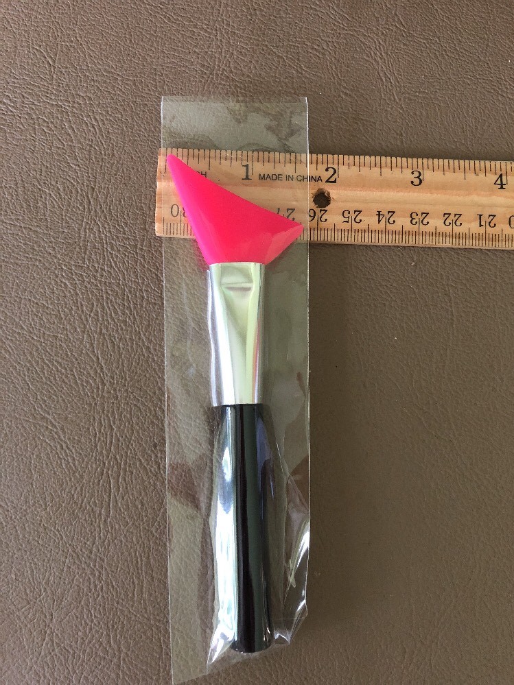 NEW! Angled Multi-Purpose Hot Pink Silicone Applicator for Makeup & Serums