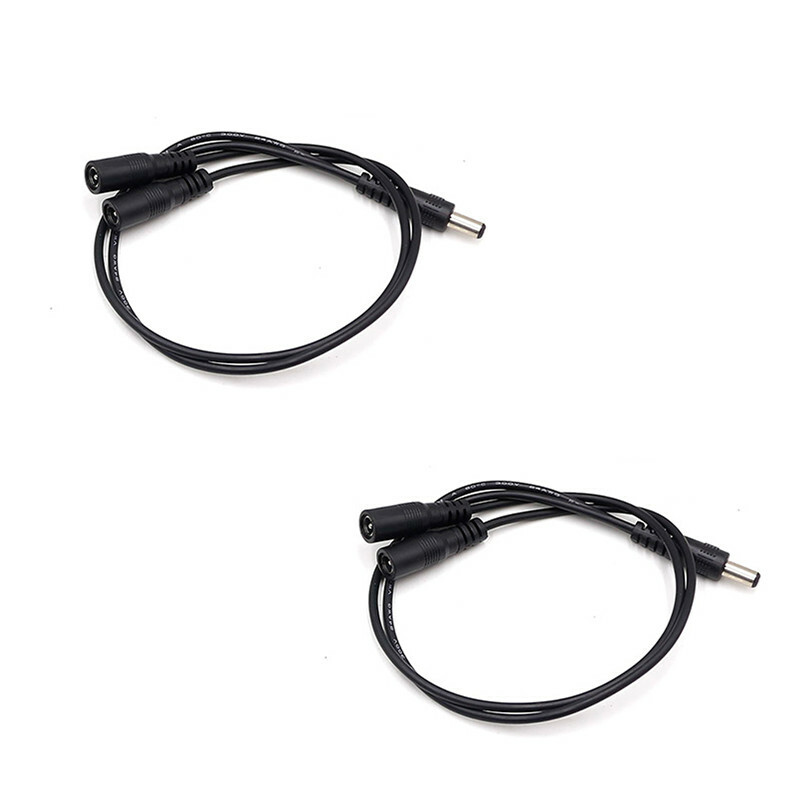 2× Universal 2 into 1 Cord Wire for Electric Exhaust Valve Control System