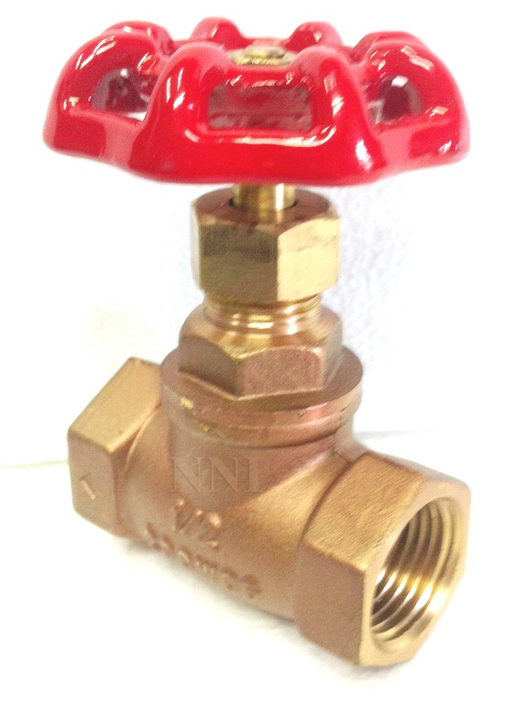 BRONZE GLOBE VALVE 1/2" FEMALE NPT (STOP VALVE for FIRE PROTECTION)