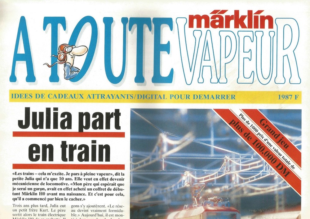 MARKLIN NEWSPAPER - FULL STEAM 1987
