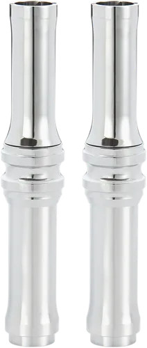 AN Deep Cut Lower Pushrod Covers Kit Chrome Harley Ultra Classic 17-19