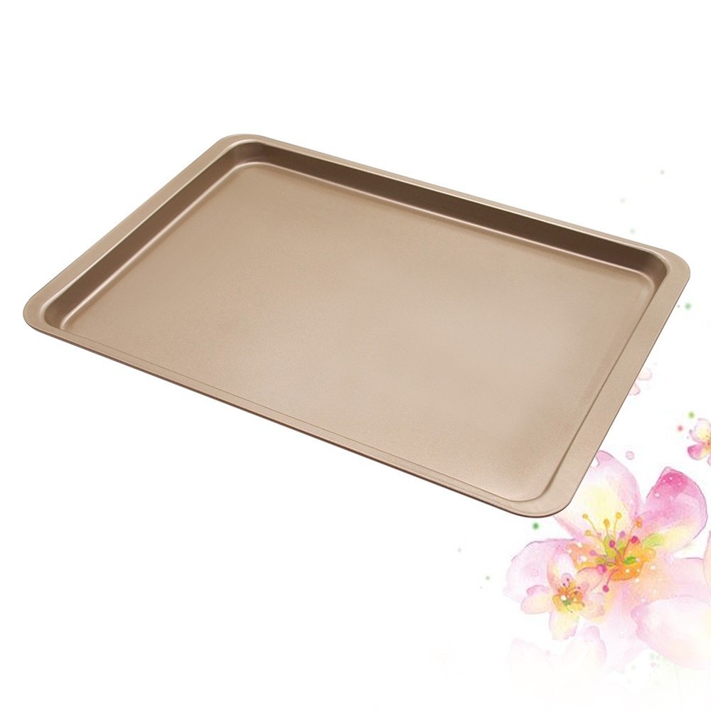 14.5 Inch Rectangular Carbon Steel Nonstick Cake Pan Bakeware For Dessert