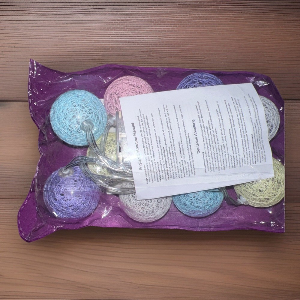 Brand New Multi Color String Light Balls Battery Operating