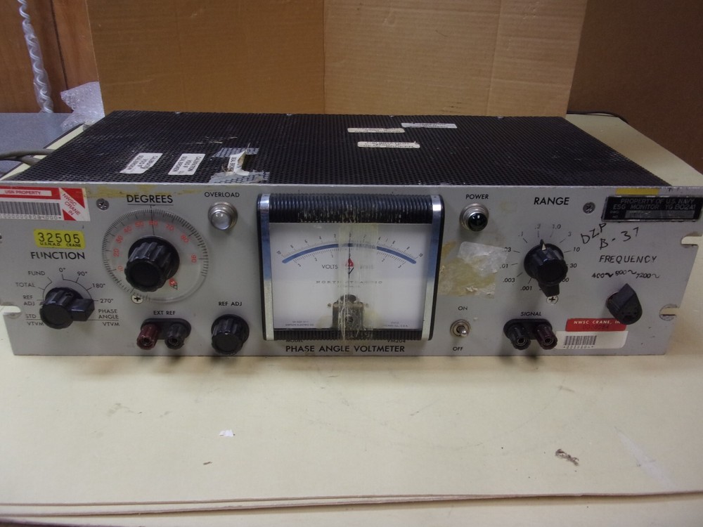 North Atlantic VM-204-S-206 Multi Frequency Phase Angle Voltmeter