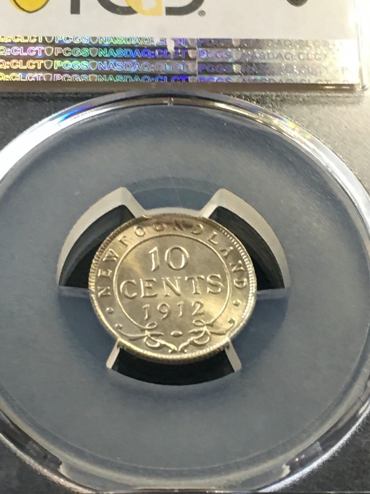 1912 Newfoundland, ¢10 Cent, PCGS Graded, **MS-65** #3231