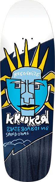 Krooked Ronnie Sandoval Recognize 9.81 Pro Shaped Skateboard Deck