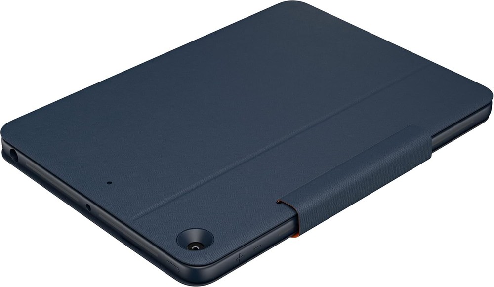 Logitech Rugged Folio Keyboard Case for Apple iPad 7th/8th/9th Gen. Classic Blue