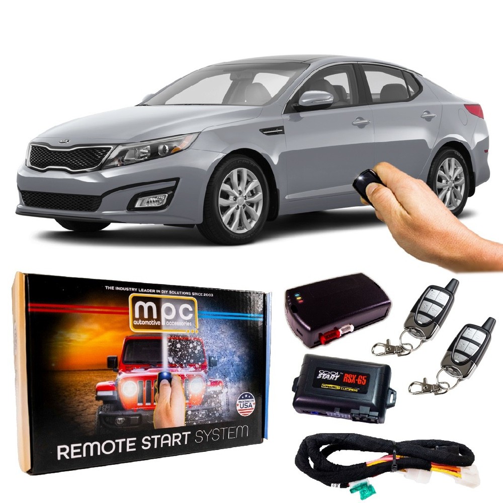 5-Button Extended Range Remote Start Kit For 2014-2015 Kia Optima