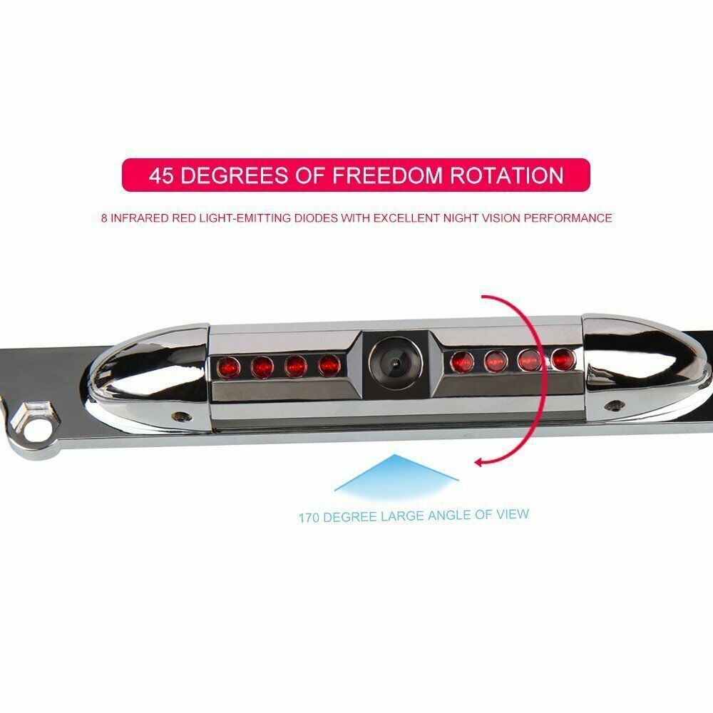 Absolute CAM2100S Chrome License Plate Frame Front Camera Night Vision Car Front