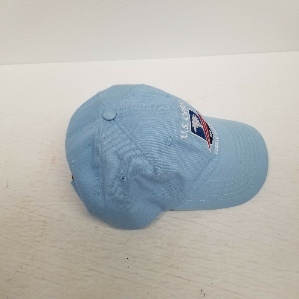 2019 U.S. Open USGA Pebble Beach Strapback Adjustable Light Blue Hat