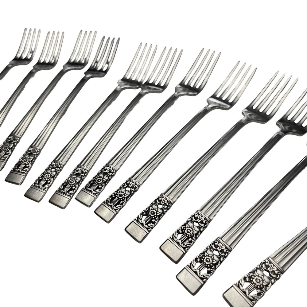 Vintage COMMUNITY SILVER-PLATED Flatware Set For 12 - 67 Pieces Total