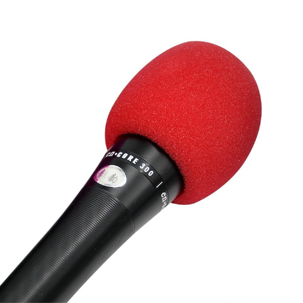 Thick Colorful Foam Microphone Covers for Handheld Mic 10 Pack