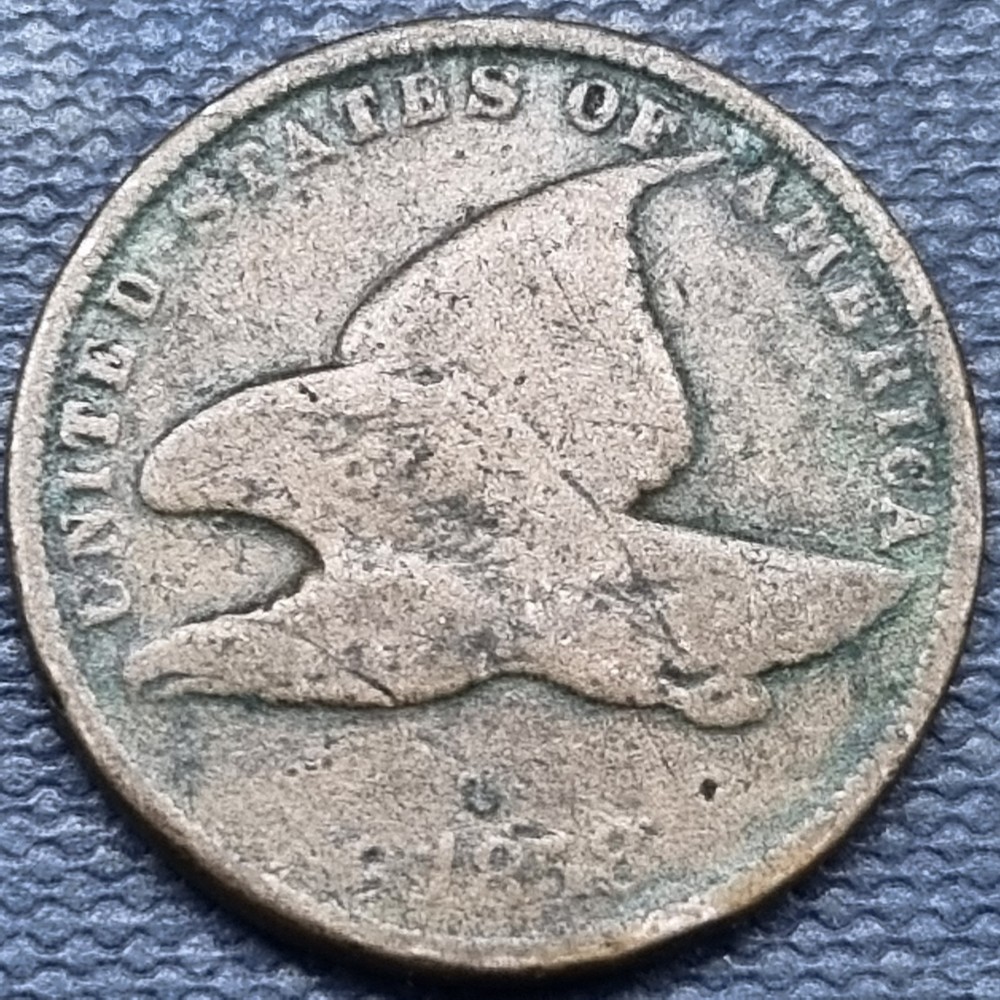 1858 Flying Eagle Cent 1c Circulated #101908