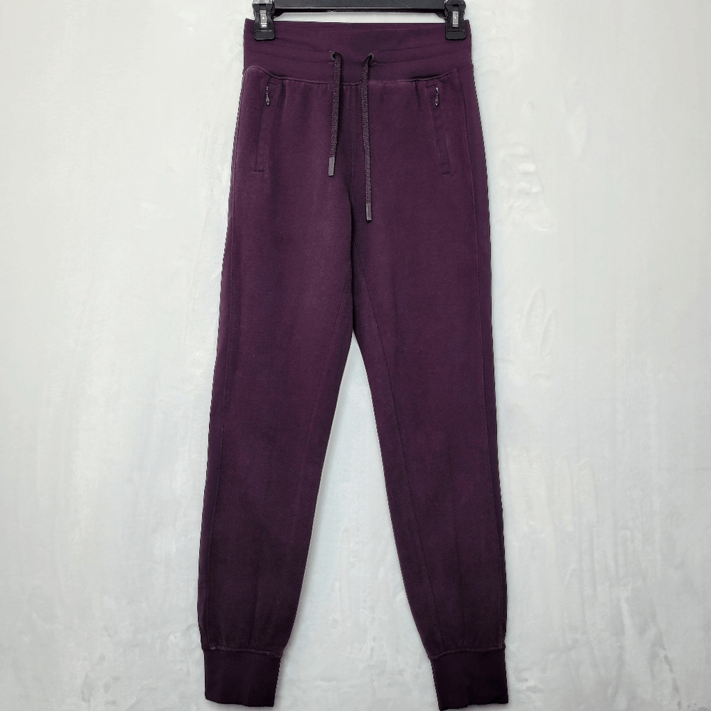 Lululemon Get Going Black Cherry Joggers Size 2