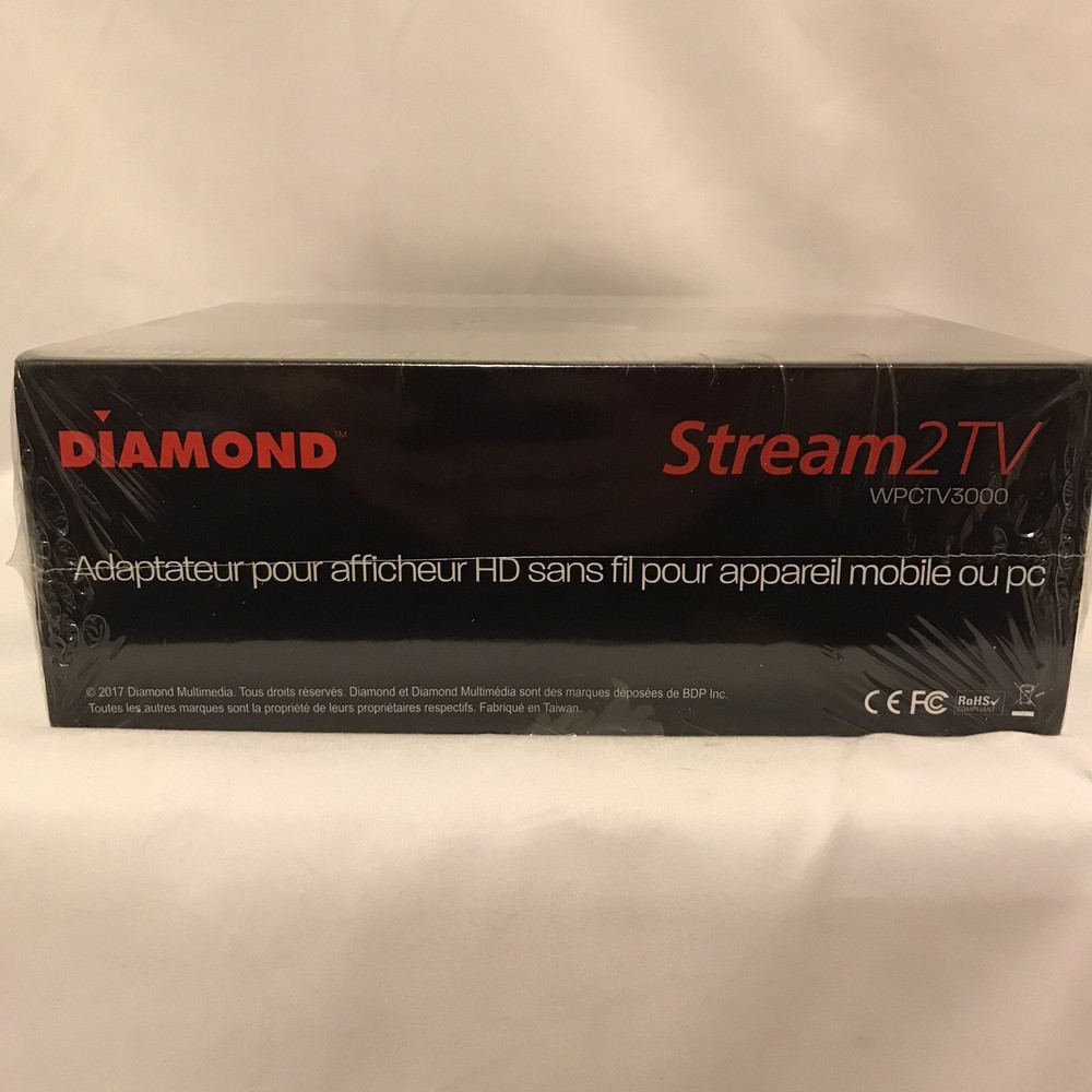 Diamond WPCTV3000 Stream2TV - Functions: Video Streaming, Video Decoding - USB