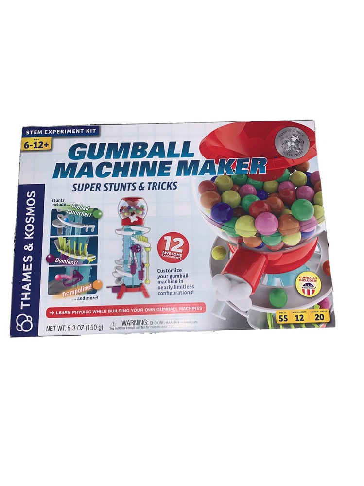 Thames & Kosmos Gumball Machine Maker! NEW!!