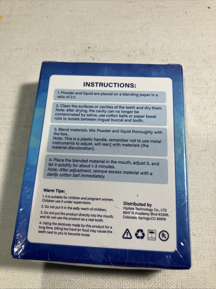 Instant moldable False Teeth Replacement Repair Kit NEW